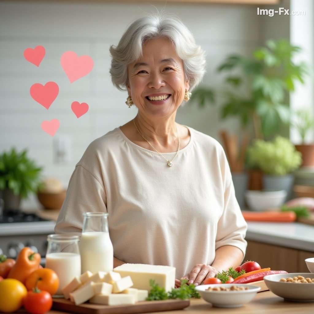 60대 여성 갱년기 건강에 좋은 음식 – 자연스럽게 이겨내는 영양 가이드